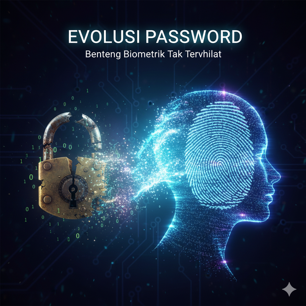 Evolusi Password: Dari Kata Sandi Sederhana ke “Benteng Biometrik” yang Tak Terlihat